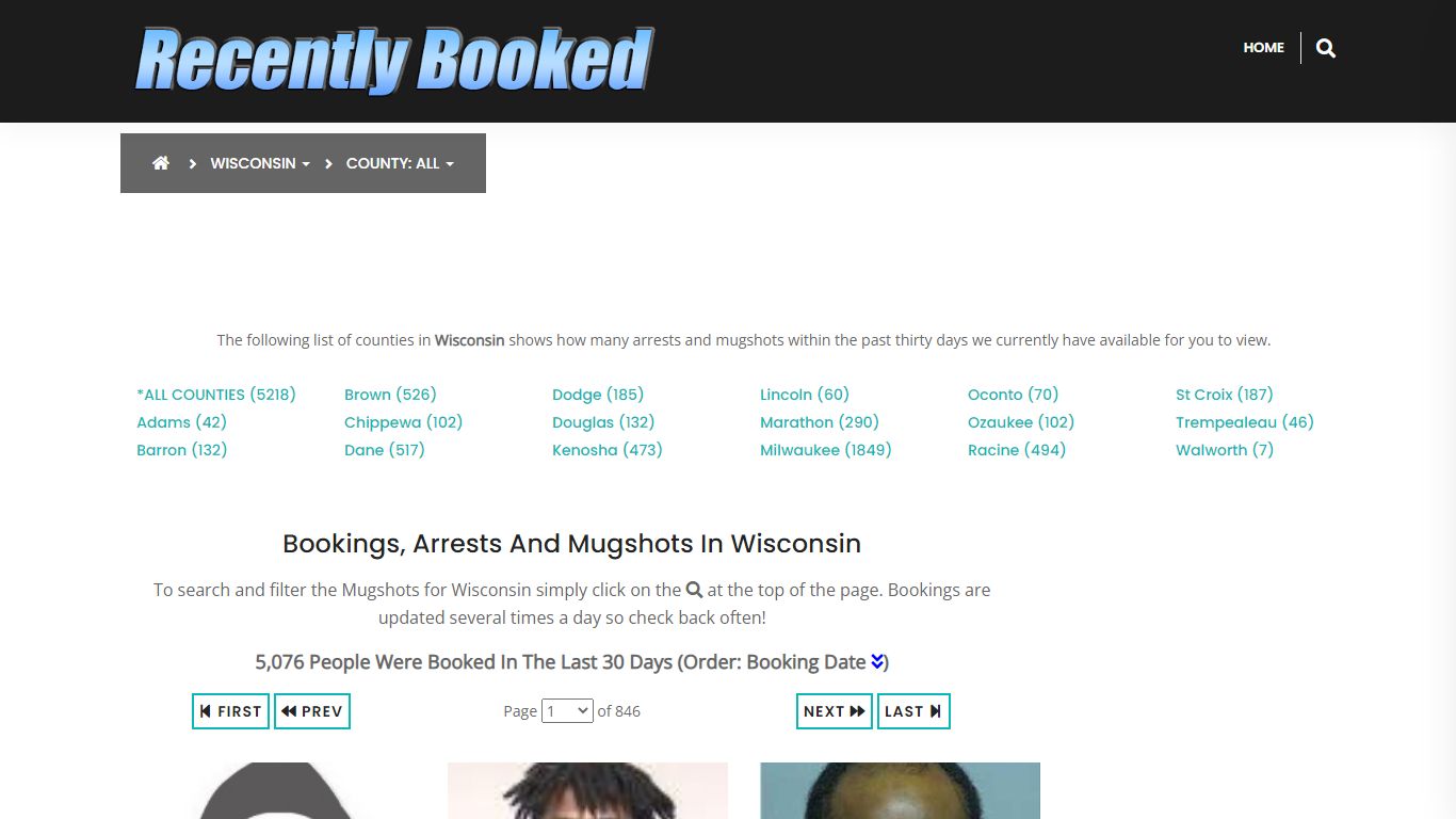 Bookings, Arrests and Mugshots in St Croix County, Wisconsin