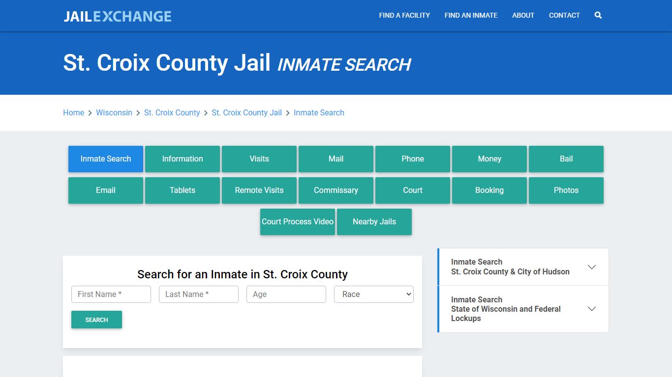 St. Croix County Jail, WI Inmate Search: Roster & Mugshots